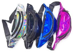 36 Pieces Iridescent Fanny Pack - Fanny Pack