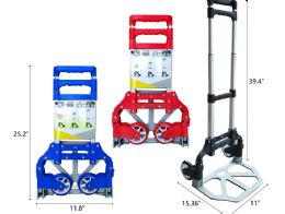6 Pieces 39.4 Inch L Size Folding Trolley - Shopping Cart Liner