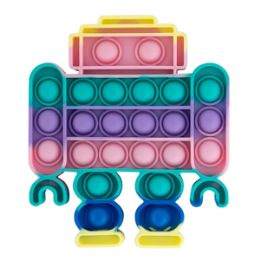 24 Pieces Push N Pop Blue Bubble Fidget Toy - Fidget Spinners