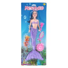 36 Wholesale Mini Mermaid Doll 5 Piece Set
