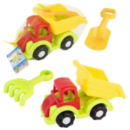 12 Pieces Dump Truck Sand Toys 3 Piece Set - Beach Toys