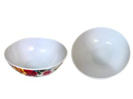 48 Pieces Melamine Bowl, Rose Design - Plastic Bowls and Plates
