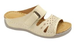 12 Wholesale Platform Sandals For Women Sole Open Toe In Beige Color Size 5-10