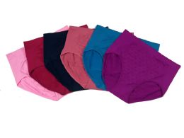 48 Pieces Mama's Seamless Briefs Size Assorted - Womens Panties & Underwear
