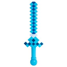 36 Pieces Light Up Bubble Pixel Sword With Sound - Light Up Toys