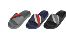 36 Bulk Mens Comfort Slide Sandals