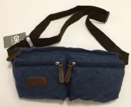 6 Wholesale Fanny Pack Belt Adjustable Waist For Man Woman Color Blue
