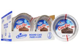 48 Packs Hostess Cake Pan With Lids 3 Pack - Aluminum Pans