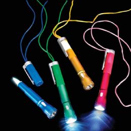 48 Pieces Neon Lights Flashlight Pens - Pens
