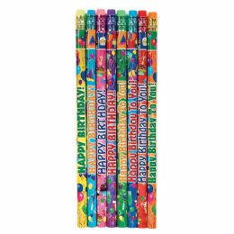 288 Wholesale Happy Birthday Pencils