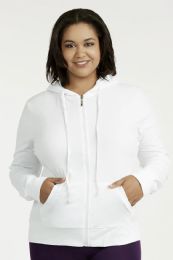 24 Bulk Sofra Ladies Thin Zip - Up Hoodie Jacket Plus Size