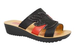 18 Wholesale Platform Sandals For Women Open Toe Sole In Black Size 5-10