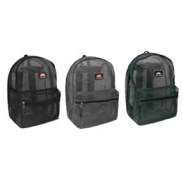 6 Wholesale Mesh Backpacks