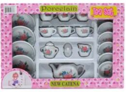 12 Wholesale 20pc Porcelain Tea Set In Window Box