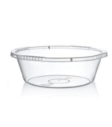 4 Pieces 15lt Clear Basin - Buckets & Basins