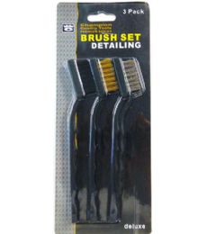 120 Sets 3 Piece Brush Detailing Set - Auto Cleaning Supplies