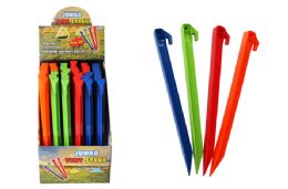 72 Pieces Plastic Tent Stake 12 Inch - Camping Gear