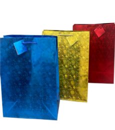 72 Pieces Hologram Jumbo Bag 40x56x17cm - Gift Bags Everyday