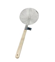 100 Wholesale 28cm Wire Skimmer Stainless W Wood Hndl