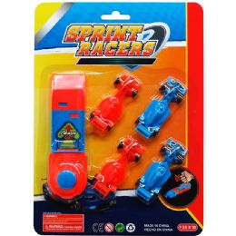 72 Wholesale 4pc 2.75'' Sprint Racers With Launcher