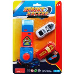 72 Packs Sprint Racers With Launcher - Cars, Planes, Trains & Bikes