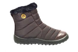 12 Wholesale Snow Boots For Women Comfortable Winter Boots Color Brown Size 5-10