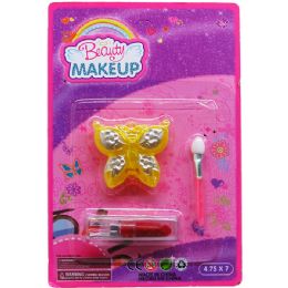 144 Wholesale Makeup Play Set On Blister Card 5 Assorted Styles