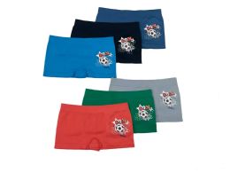 72 Bulk Boy's Seamless Boxer Size S