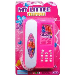 36 Pieces Princess Phone On Blister Card - Girls Toys