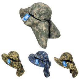 24 Pieces Legionnaires Hat Digital Camo With Mesh Youth Size - Hunting Caps