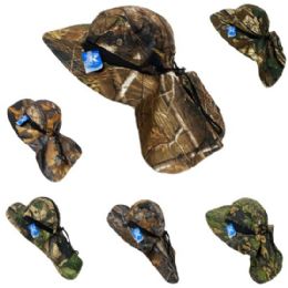 24 Pieces Legionnaires Hat Hardwood Camo With Mesh - Hunting Caps