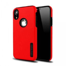 12 Wholesale Ultra Matte Armor Hybrid Case For Apple Iphone Xr Red