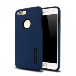 24 Wholesale Ultra Matte Armor Hybrid Case For Apple Iphone 8 Plus 7 Plus In Navy Blue