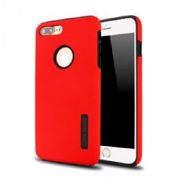 24 Wholesale Ultra Matte Armor Hybrid Case For Apple Iphone 8 Plus 7 Plus In Red