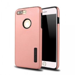 24 Wholesale Ultra Matte Armor Hybrid Case For Apple Iphone 8 Plus 7 Plus In Rose Gold
