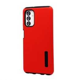 12 Wholesale Ultra Matte Armor Hybrid Case For Samsung Galaxy A13 5g In Red