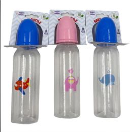 48 Wholesale Baby Bottle 8oz Assorted Designs
