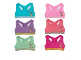 36 Pieces Girl's Seamless Top Size S - Girls Underwear and Pajamas