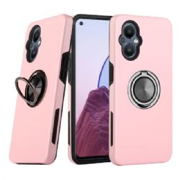 12 Wholesale Dual Layer Armor Hybrid Stand Ring Case For Oneplus Nord N20 5g In Rose Gold