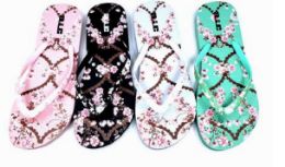 48 Pieces Women's Sakura Bloom Flip Flop - Women's Flip Flops