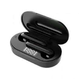 12 Pieces Power Sports Tws Bluetooth Wireless Headset Earbuds Earphone In Black - Headphones and Earbuds
