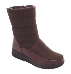 12 Bulk Snow Boots For Women Comfortable Winter Boots Color Brown Size 5-10