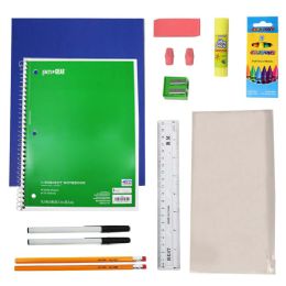 24 Bulk 18 Piece Wholesale Premium School Supply Kits
