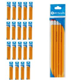 96 Wholesale 5 Pack Of Unsharpened Wood Pencils