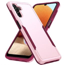 12 Wholesale Heavy Duty Strong Armor Hybrid Trailblazer Case Cover For Samsung Galaxy A13 5g In Pink