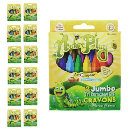 96 Wholesale Jumbo Triangular Crayons
