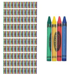 100 Pieces 4 Pack Of Crayons - Crayon