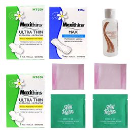 48 of 8 Piece Feminine Wholesale Hygiene Kits