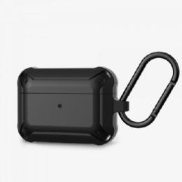 12 Wholesale Heavy Duty Shockproof Armor Hybrid Protective Case Cover For Apple Airpod 3 In Black