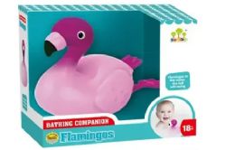 24 Bulk Bath Toy Flamingo